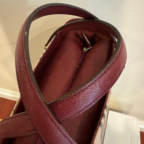 Authentic Vintage Burberry Handbag Bag Tote - Picture 9 of 16